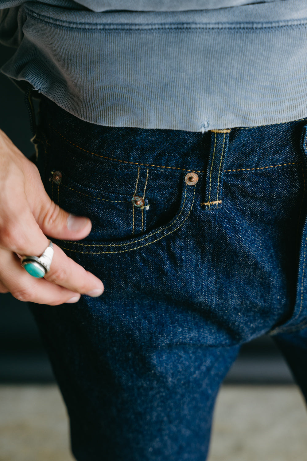 107 - Ivy Fit Selvedge Denim - Indigo O/W | James Dant