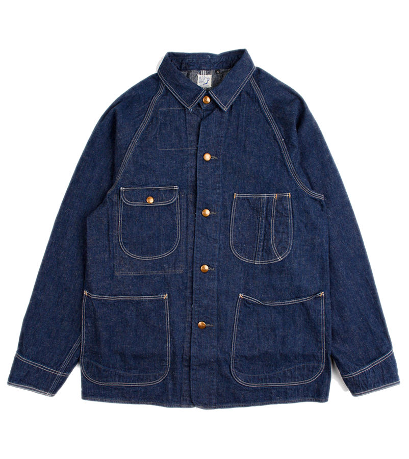 1950s Denim Coverall Jacket - One Wash | James Dant