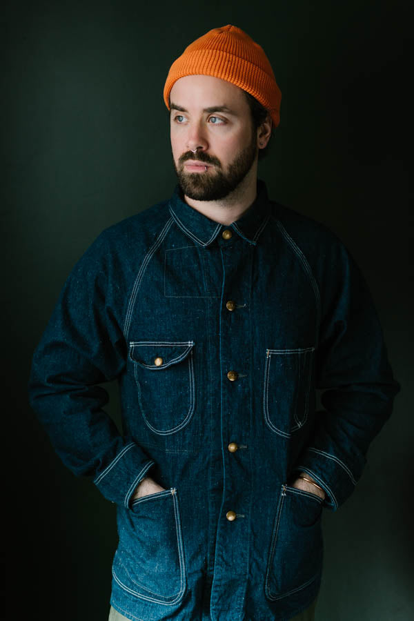 1950s Denim Coverall Jacket - One Wash