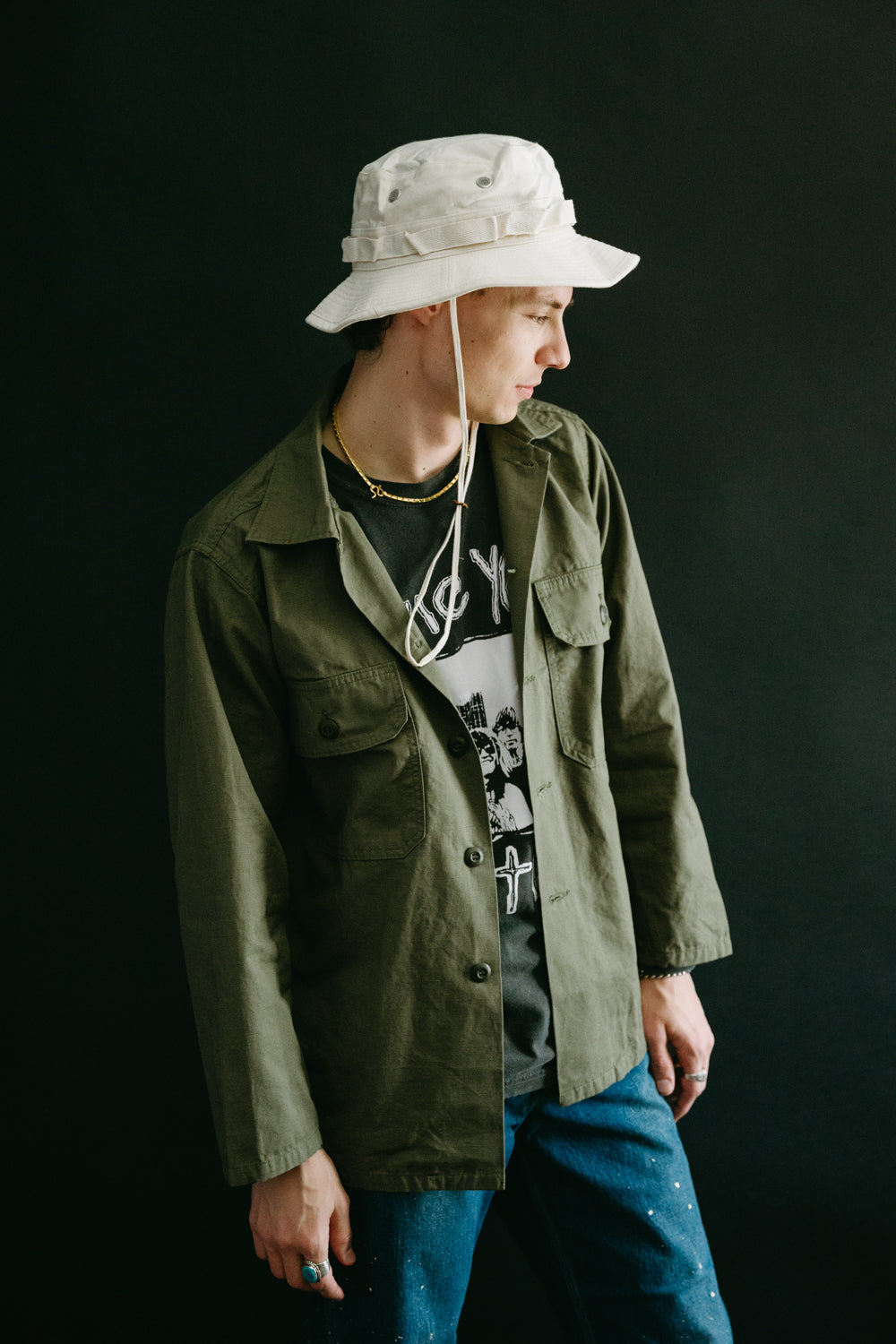 未使用品】orSlow US ARMY JUNGLE HAT ECRU - ハット