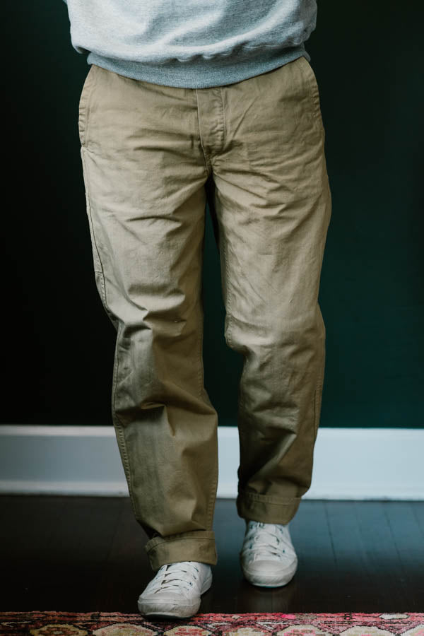 French Work Pant - Khaki | James Dant