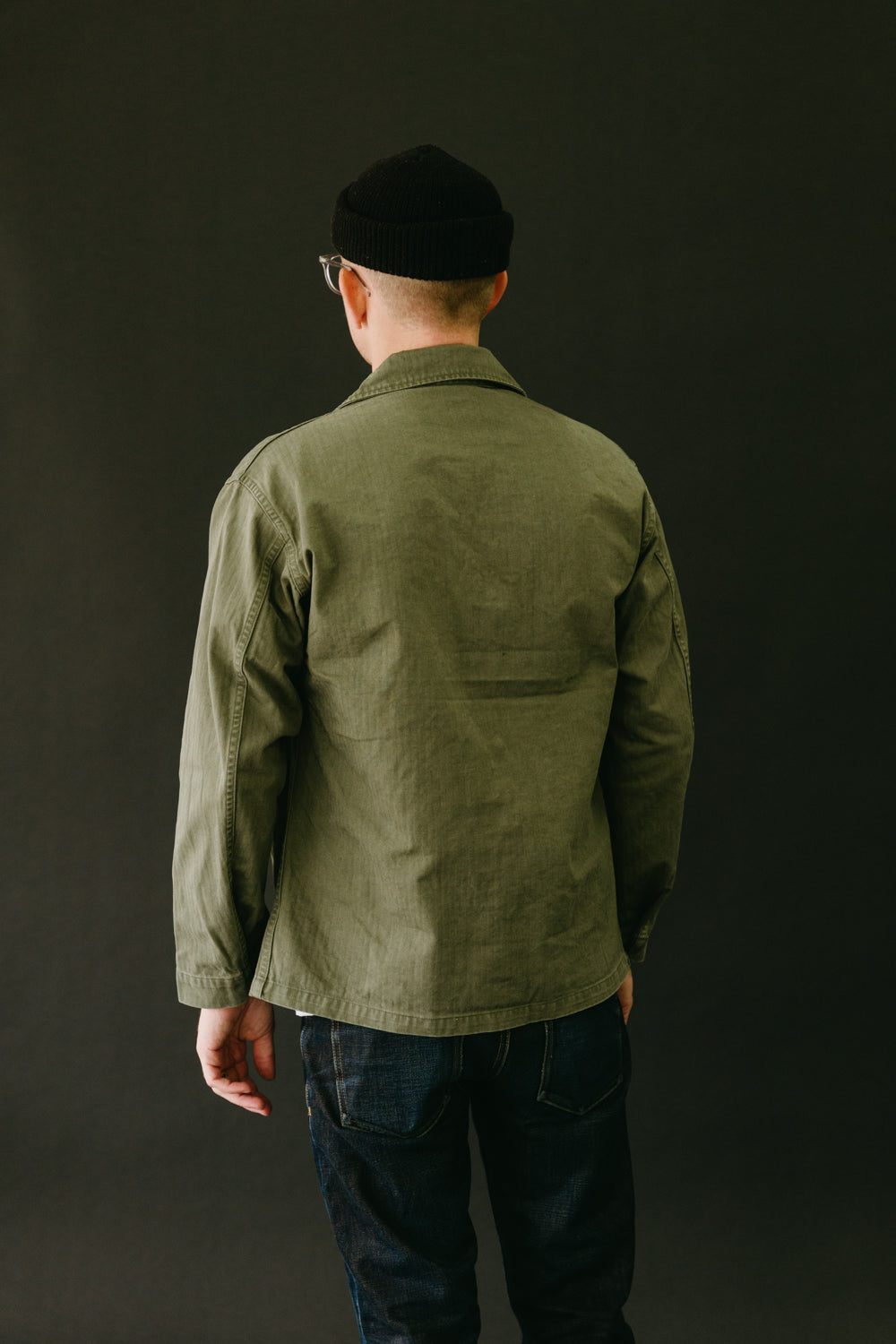 01-6046-76 - US M-43 HBT Jacket - Army Green