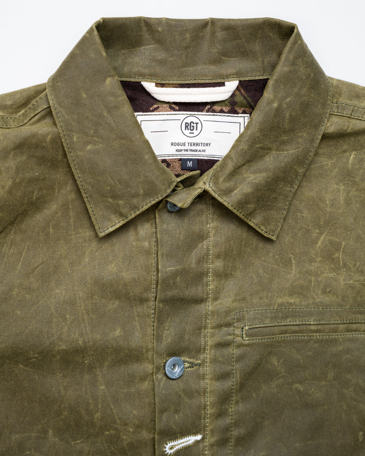 Lined Ridgeline Supply Jacket - Hunter Green SW | James Dant