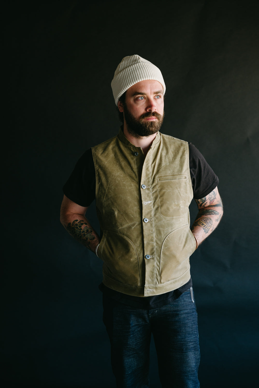Supply Vest - Tan Waxed