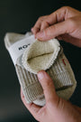 R1380 - Double Faced Organic Mid Sock - Gray