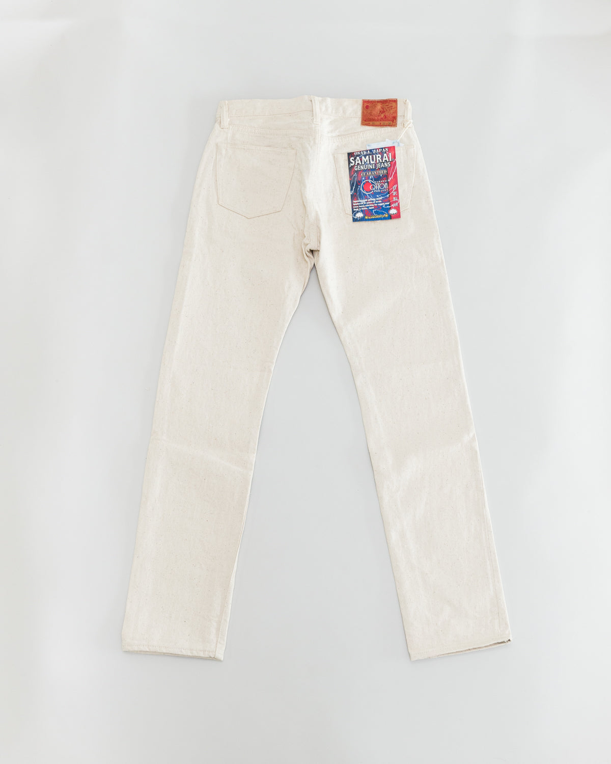 S710SC-KI - 18oz Ecru Selvedge Jeans - Slim Tapered