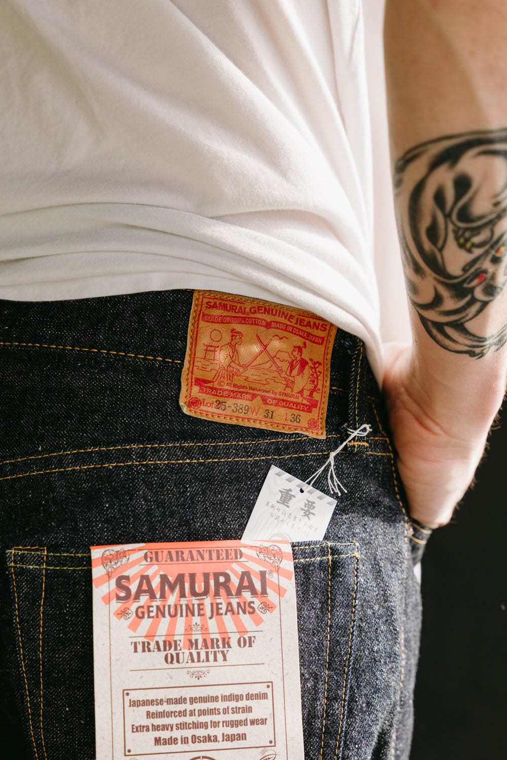 Samurai Aviators Cap – 15oz Otokogi Selvedge Denim