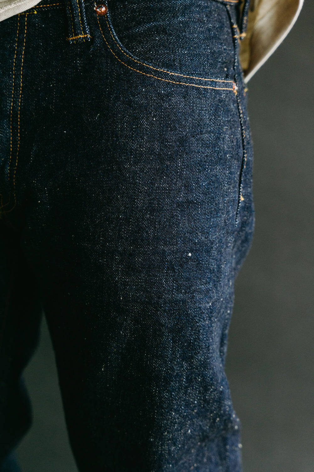 S713VX-II - 17oz Bushido Selvedge Denim Jeans - Slim Tapered O/W