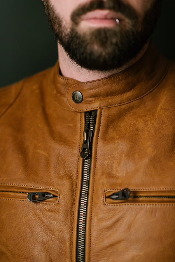 Buy t-base Men Black Solid Nubuck Leather Jacket on Myntra | PaisaWapas.com