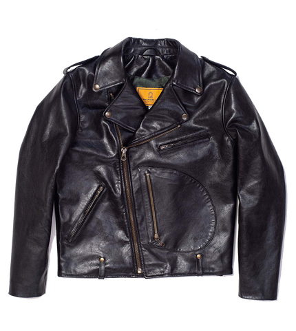 "Chiodo" Horsehide Leather Jacket - Black