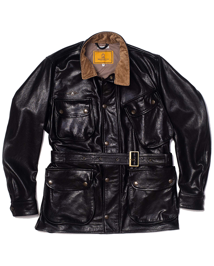 “Explorator” Leather Jacket - Black