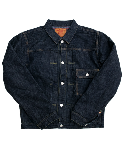 Wool Lined Type I Jacket - Rinsed Indigo