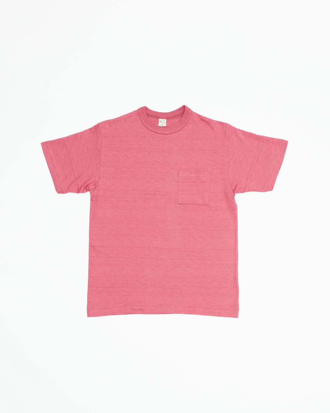 Lot 4601 - Slubby Cotton Pocket T-Shirt - Faded Red | James Dant