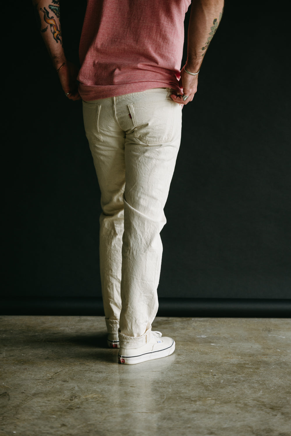 Lot 900XX - 13.5oz Slim Fit White Jeans - One Wash