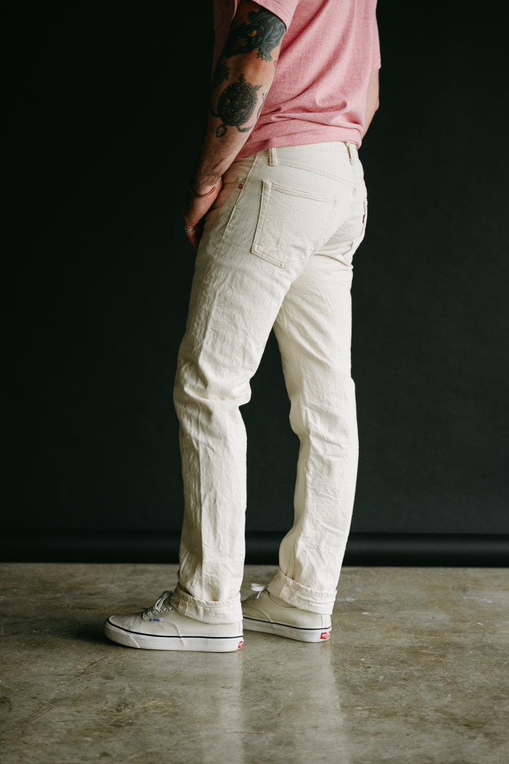Lot 900XX - 13.5oz Slim Fit White Jeans - One Wash