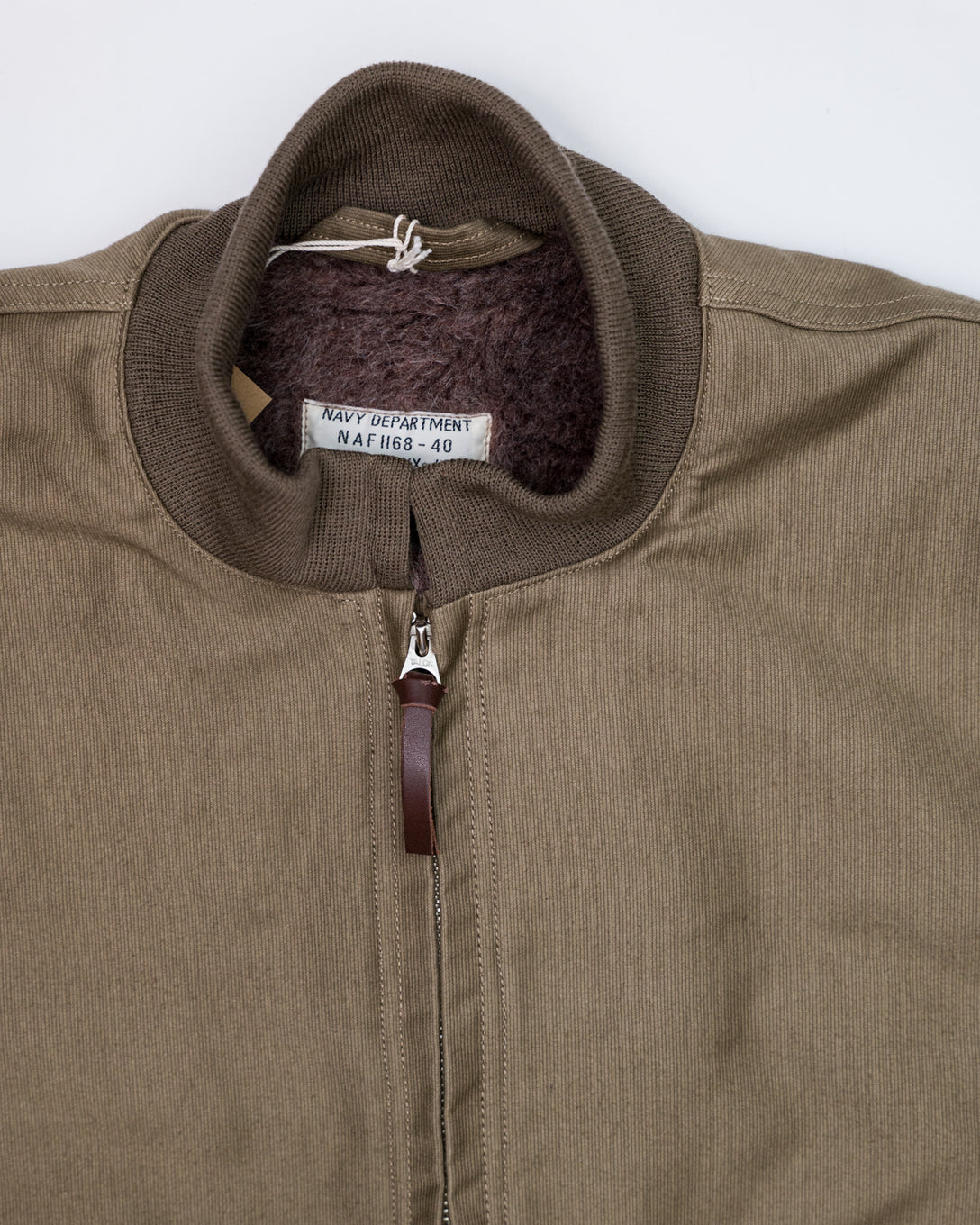 Lot 2180 - NAF 1168 Aviator & Ground Crew Jacket - Khaki | James Dant