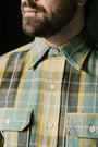Lot 3104 - One-Wash Flannel 'F' Pattern - Green