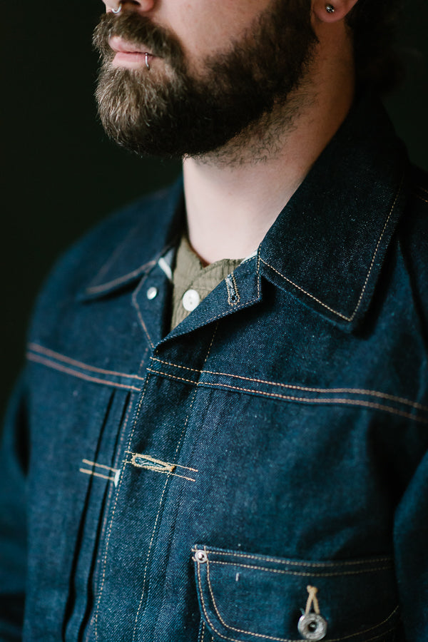 Lot 2010 - Cowboy Jacket (WWII Model) - Indigo | James Dant