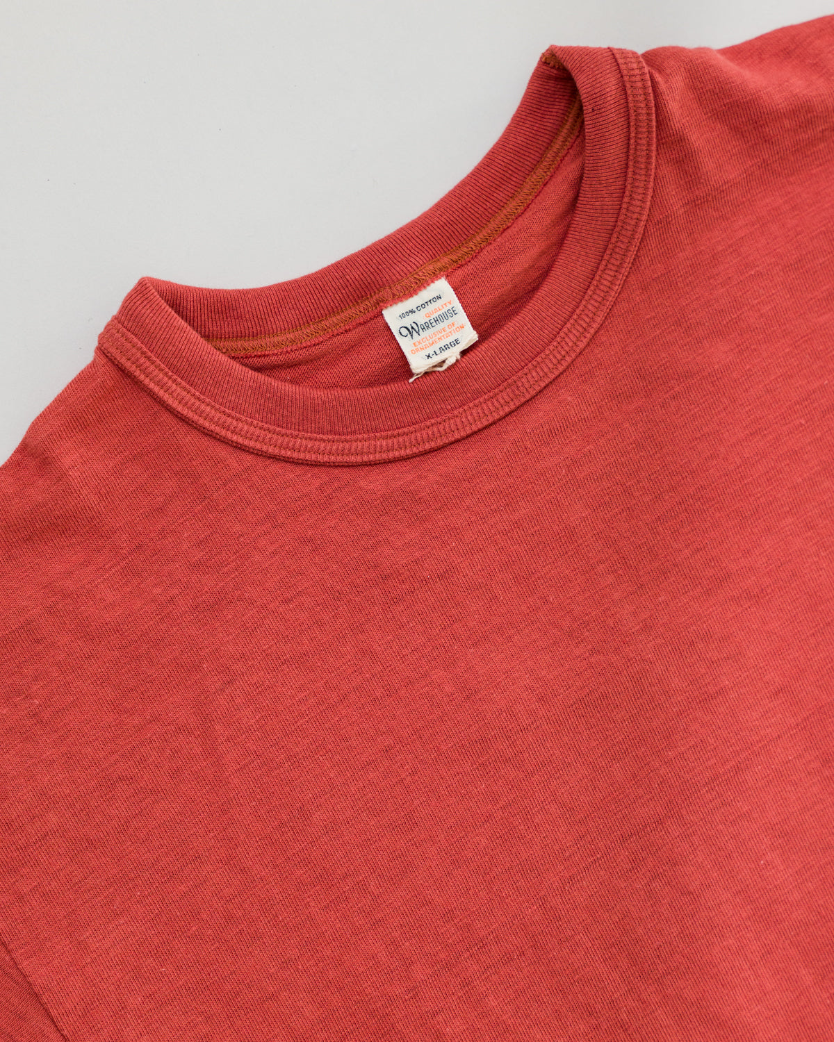 Lot 4601 - Slubby Cotton T-Shirt - Salmon
