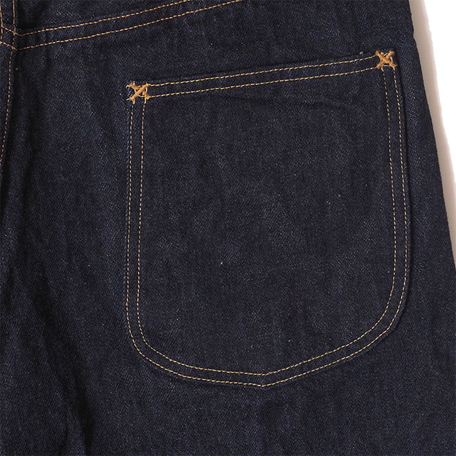 Lot 1002 - 13.7oz Cowboy Pants WWII Model - Indigo