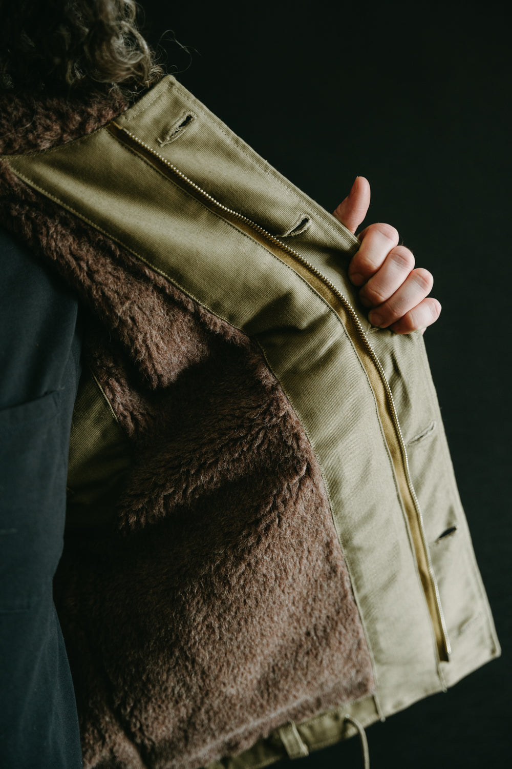 Warehouse khaki outlet coat