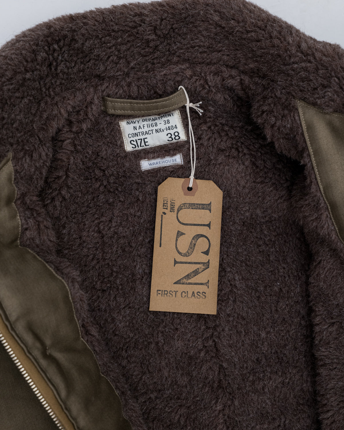 Lot 2181 - NAF1168 N-1 Winter Jacket - Khaki | James Dant