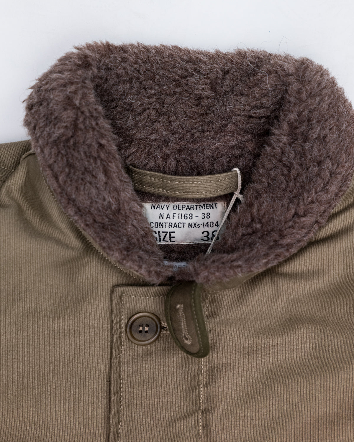 Lot 2181 - NAF1168 N-1 Winter Jacket - Khaki
