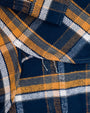 Lot 3104 - One-Wash Flannel 'B' Pattern - Navy