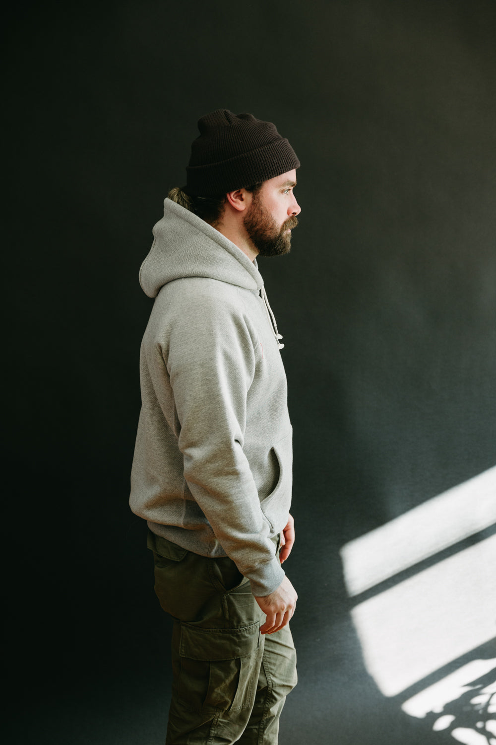 Pullover Hoodie 701gsm Double Heavyweight French Terry - Heather Grey
